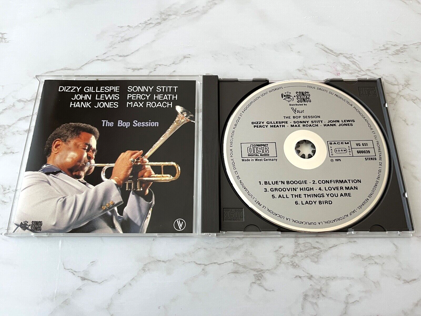 Dizzy Gillespie, Hank Jones, John Lewis, Percy Heath, Sonny Stitt – Lewis The Bop Session (1983) [GERMAN PRESS]