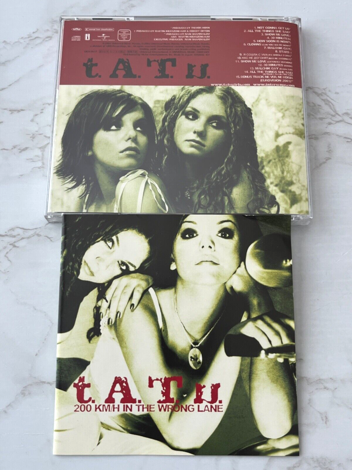 t.A.T.u. – 200 KM/H In The Wrong Lane (Deluxe Edition, CD/DVD) (2003) [JAPAN PRESS]