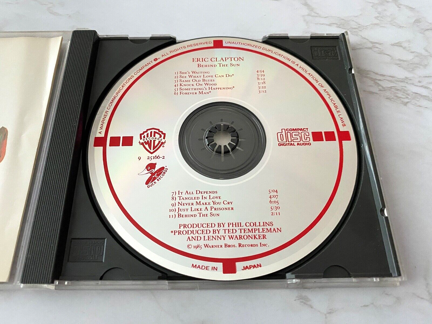 Eric Clapton – Behind The Sun [JAPAN PRESS]