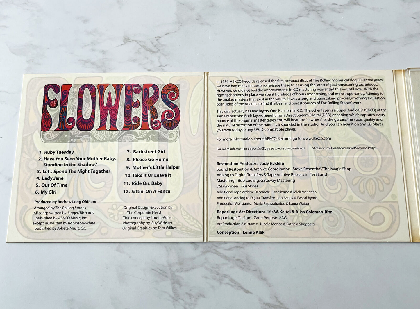 The Rolling Stones – Flowers (2002) [JAPAN PRESS]