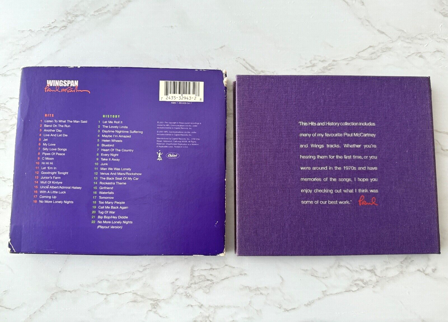 Paul McCartney – Wingspan Hits And History 2 (2001)