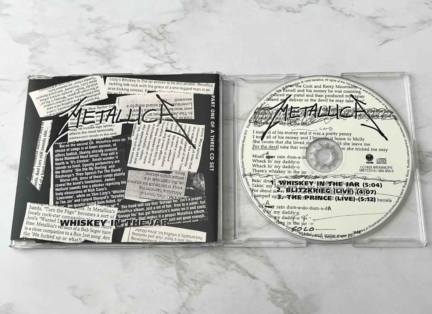 Metallica – Whiskey In The Jar (1999)