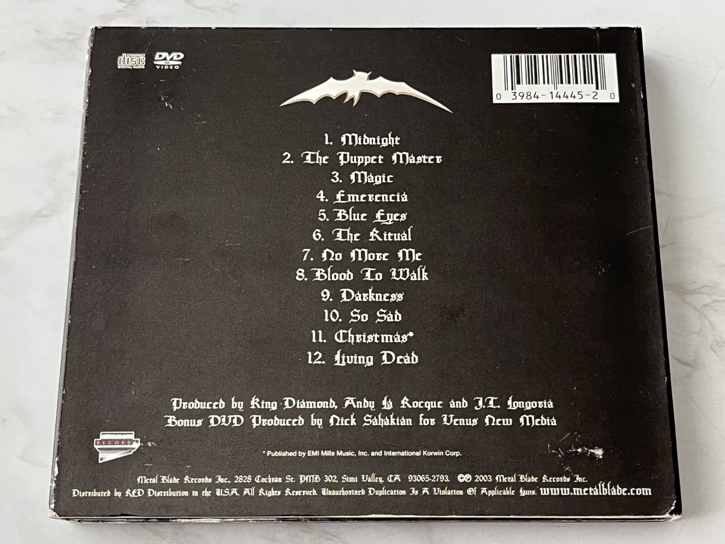 King Diamond – The Puppet Master (Digipak, CD/DVD) (2003)