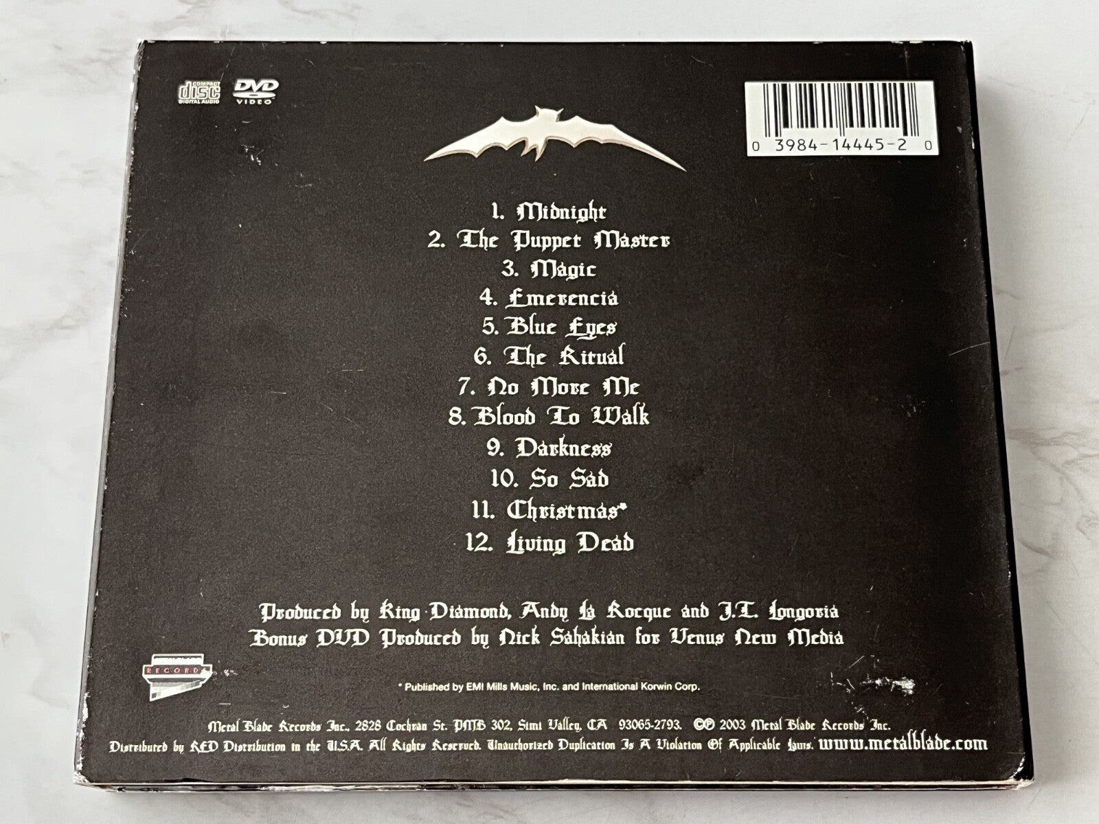 King Diamond – The Puppet Master (Digipak, CD/DVD) (2003)
