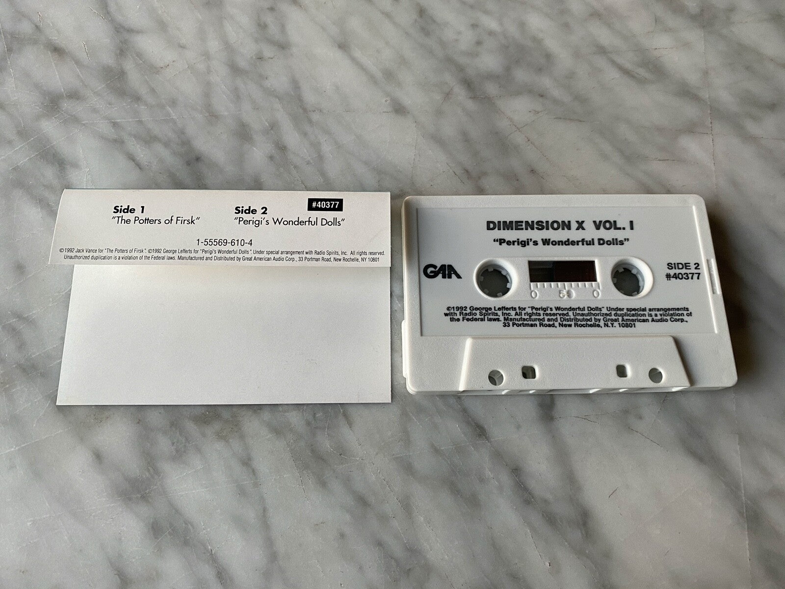 Radio Classics Dimension X Volume I (1992)