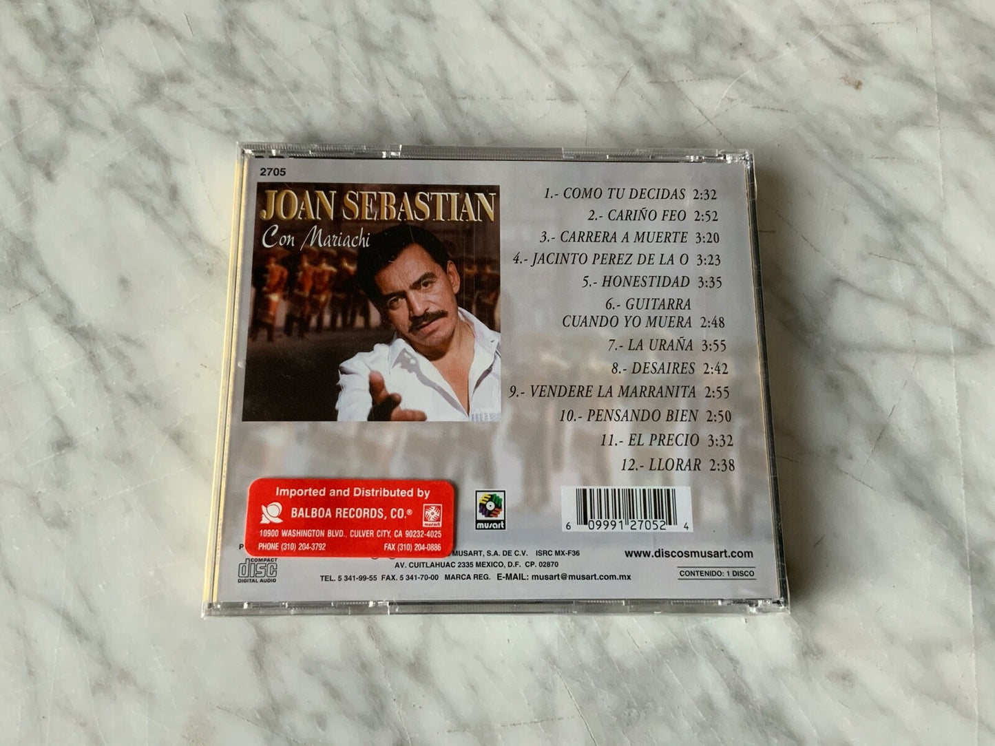 Joan Sebastian – Con Mariachi (2002)