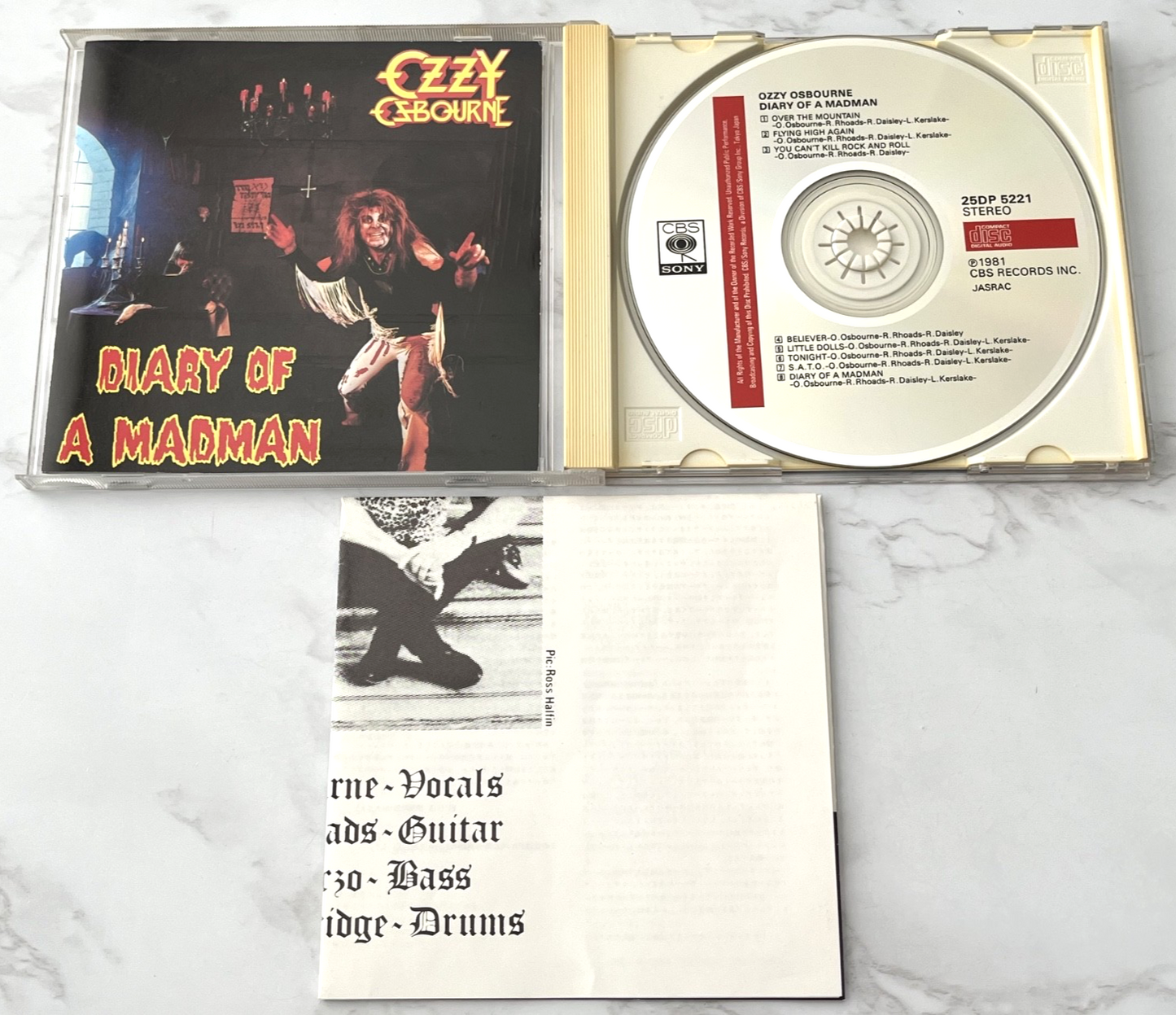 Ozzy Osbourne – Diary Of A Madman (1988) [JAPAN PRESS]