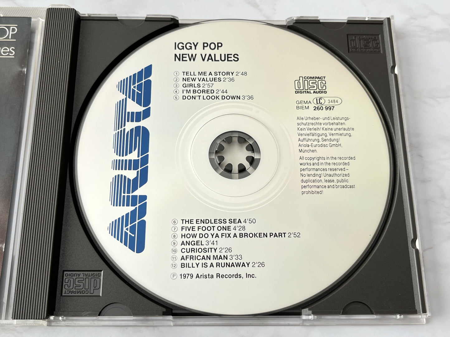 Iggy Pop – New Values (1990) [GERMAN PRESS]