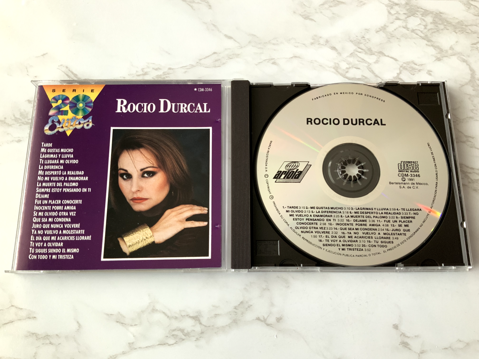 Rocio Durcal – La Serie De Los 20 Exitos (1991)