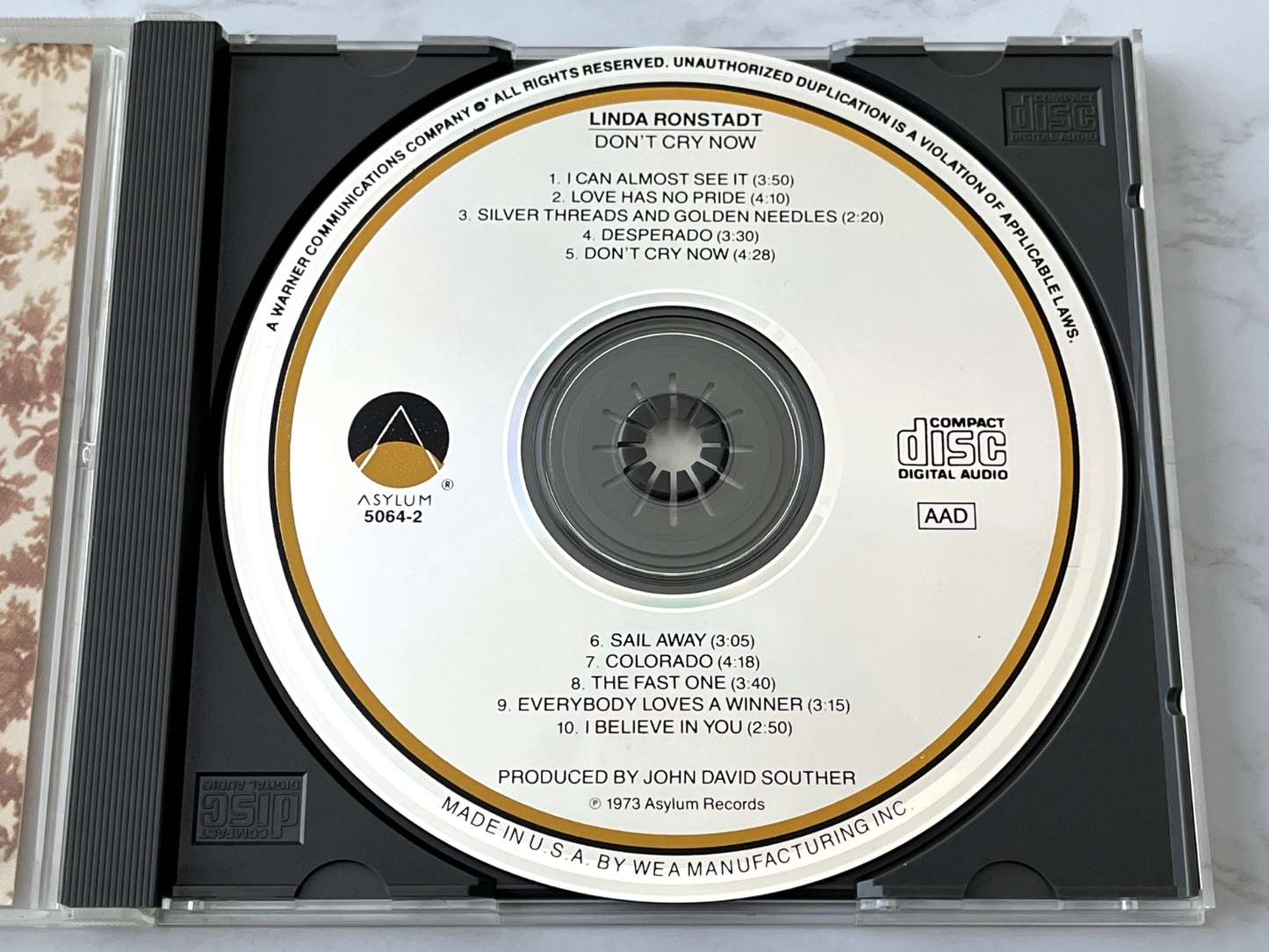 Linda Ronstadt – Don't Cry Now