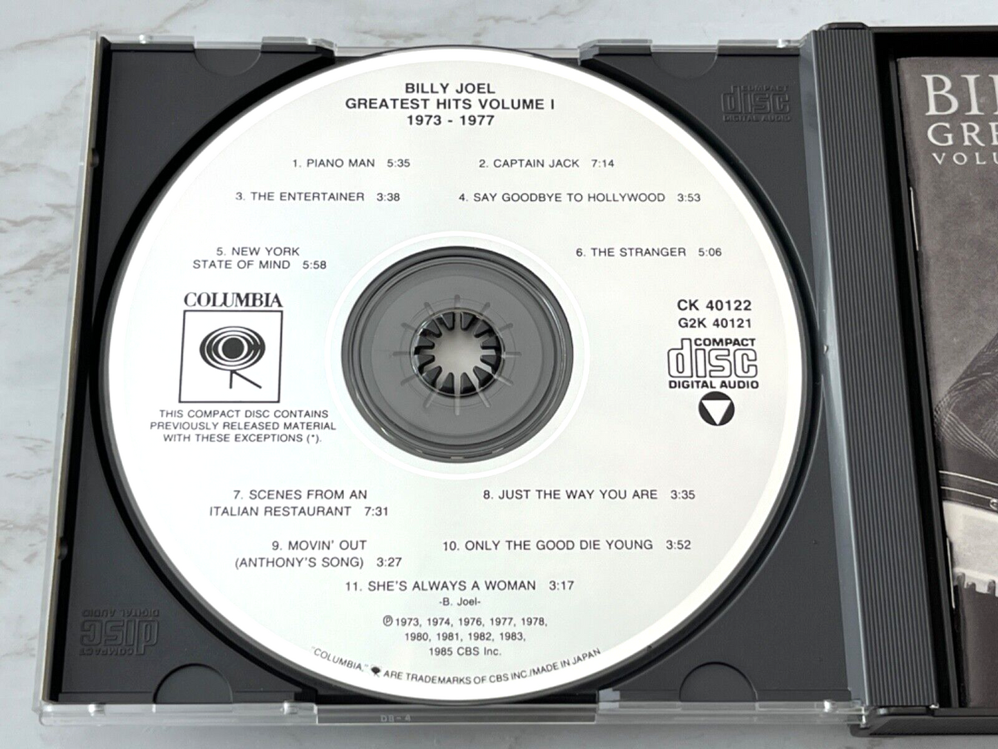 Billy Joel – Greatest Hits Vol. 1 & Vol. 2 2 (1985) [JAPAN PRESS]