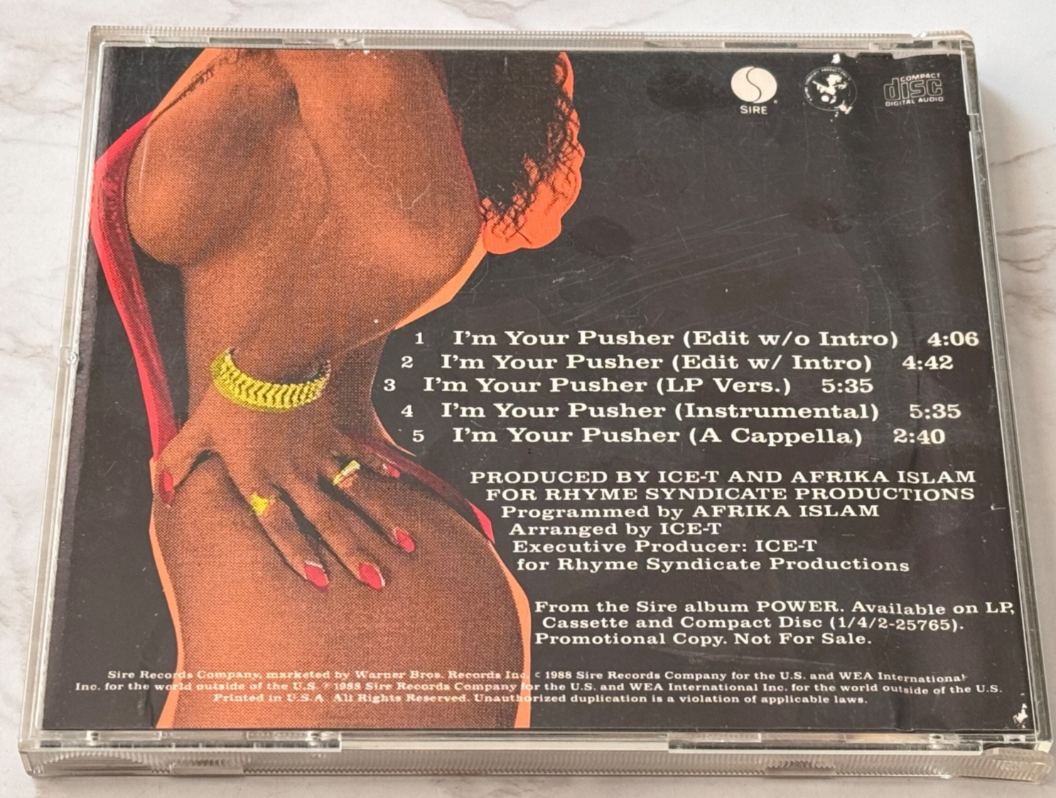 Ice-T – Ice-T I'm Your Pusher (1988)