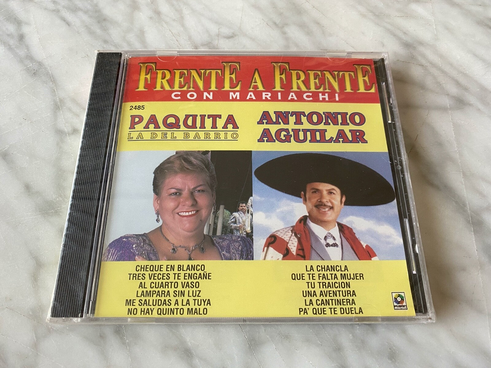 Paquita la del barrio, Antonio Aguliar, Various – Antonio Aguilar Y Paquita La Del Barrio Frente A Frente (2001)