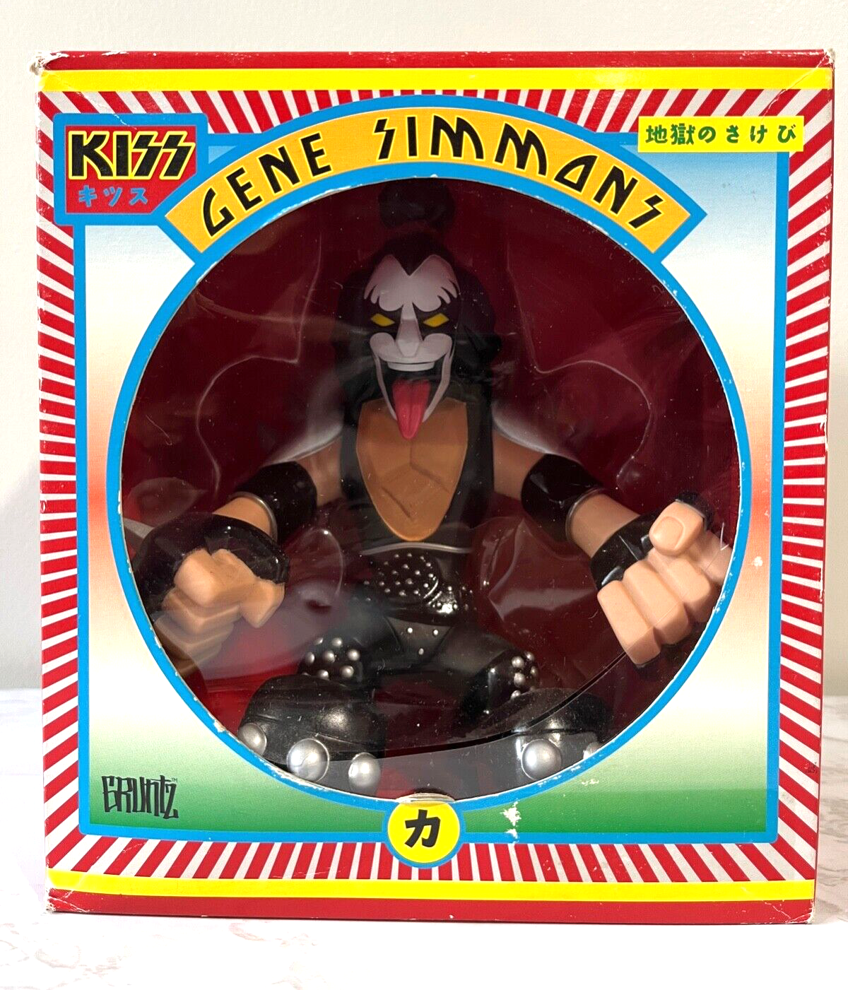 KISS Gene Simmons Hotter Than Hell GRUNTZ Figure 2002 Love Gun Outfit