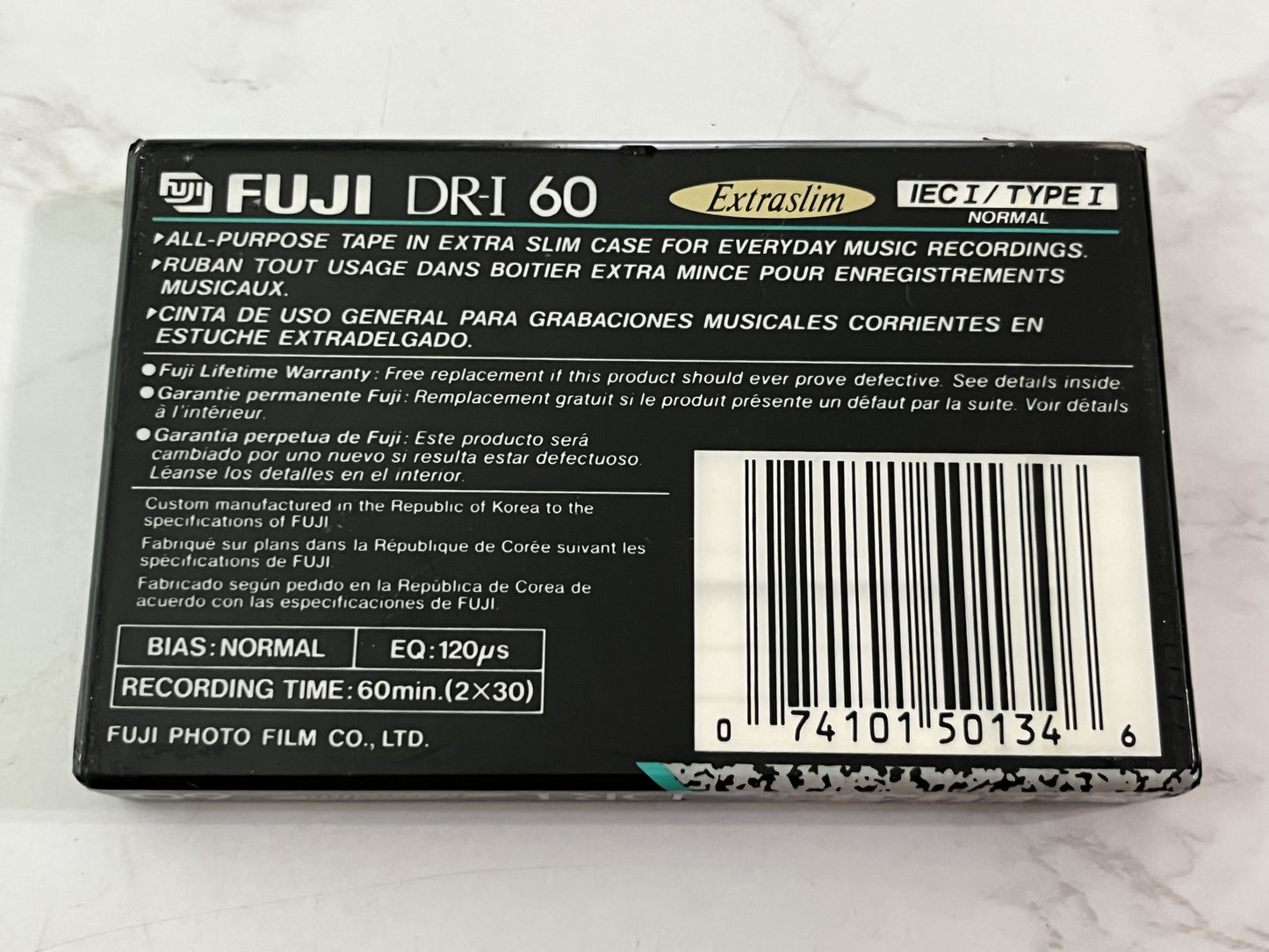 FUJI DR-I 60 Blank Audio [JAPAN PRESS]