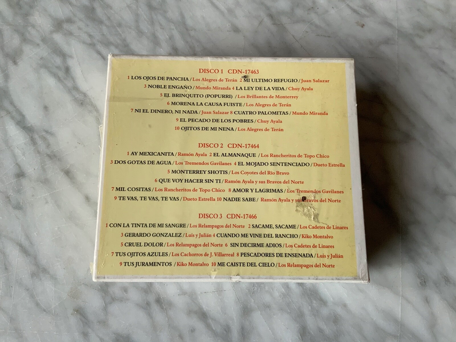 Alegres De Teran, Various, Ramon Ayala – Los Grandes Grupos Norteños Serie De Oro 3 (Box Set) (2004)