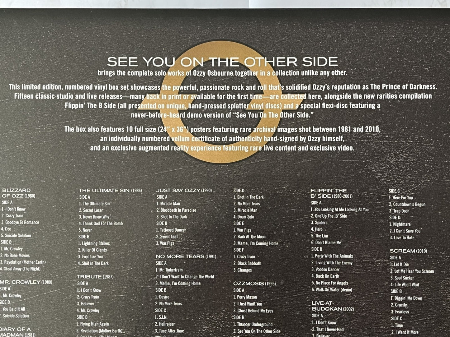 Ozzy Osbourne – See You On The Other Side BOX SET🚨 (2019)
