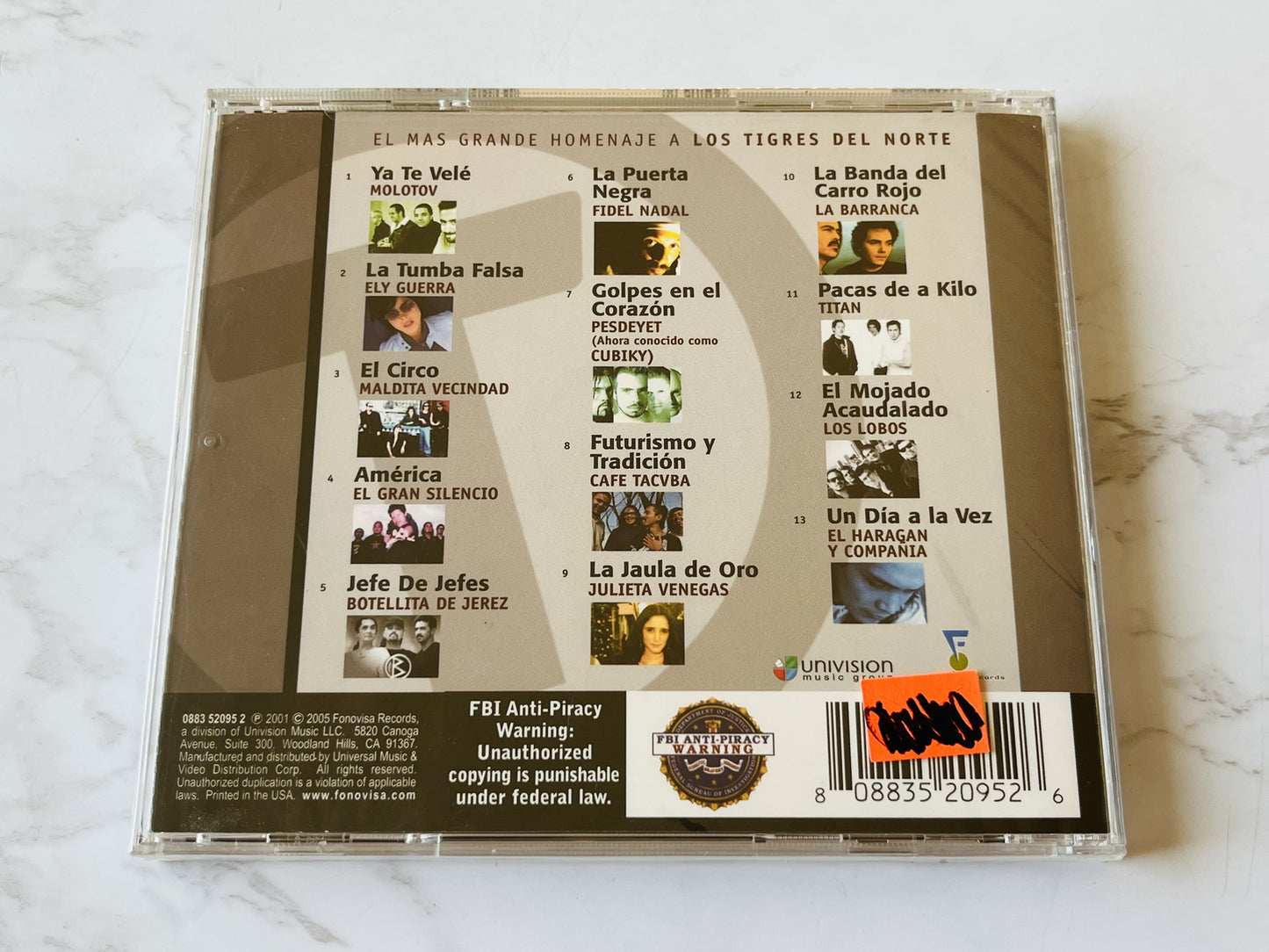 Various, Molotov, Julieta Venegas, El Gran Silencio, Los Lobos, Maldita Vecindad – Los Tigres Del Norte El Mas Grande Homenaje (2005)