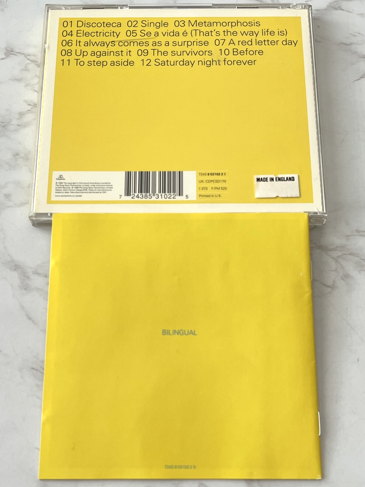 Pet Shop Boys – Bilingual (1996)