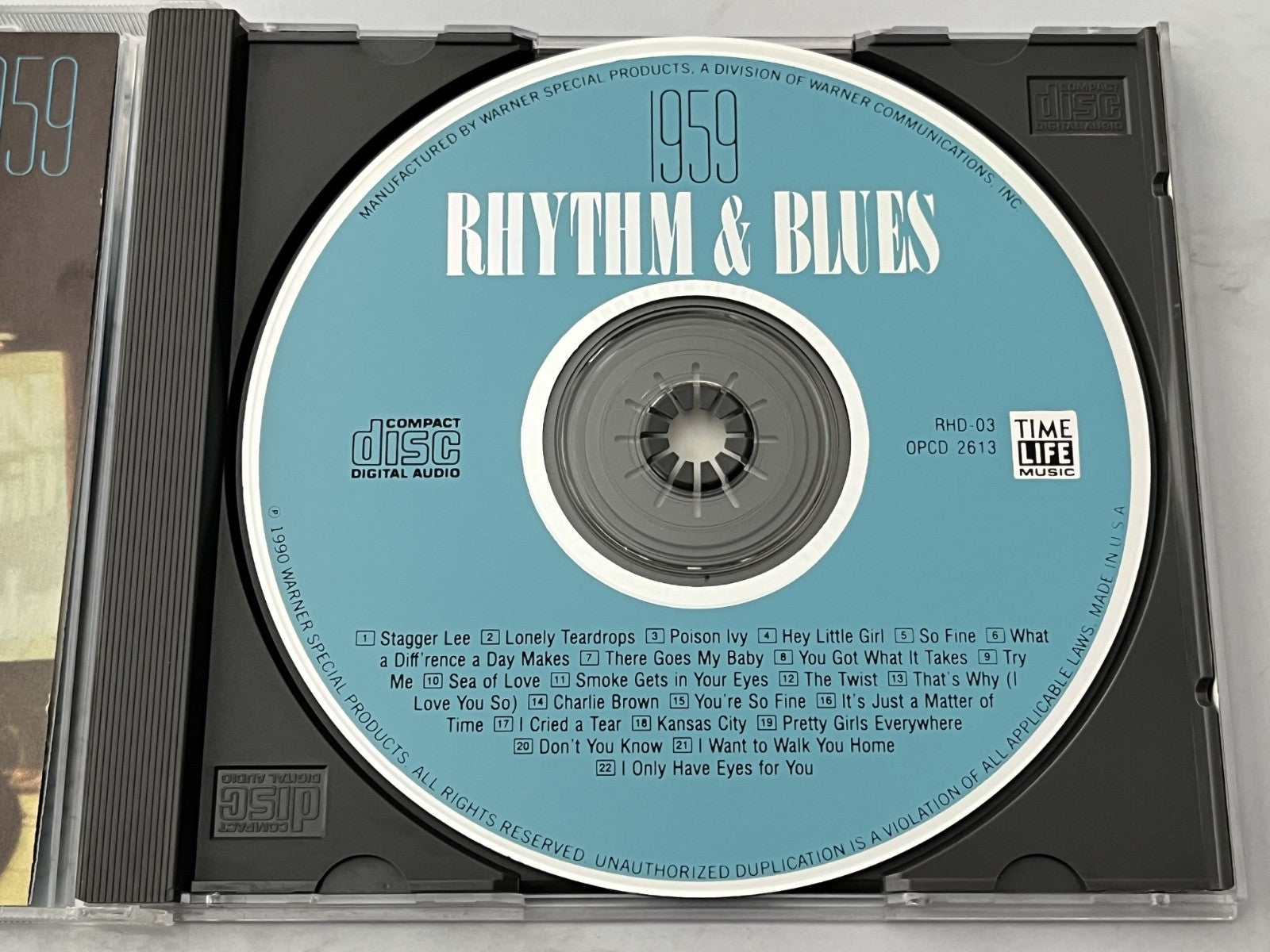 Jackie Wilson, The Coasters, Various, Dee Clark – Time Life Music Rhythm And Blues 1959 (1990)