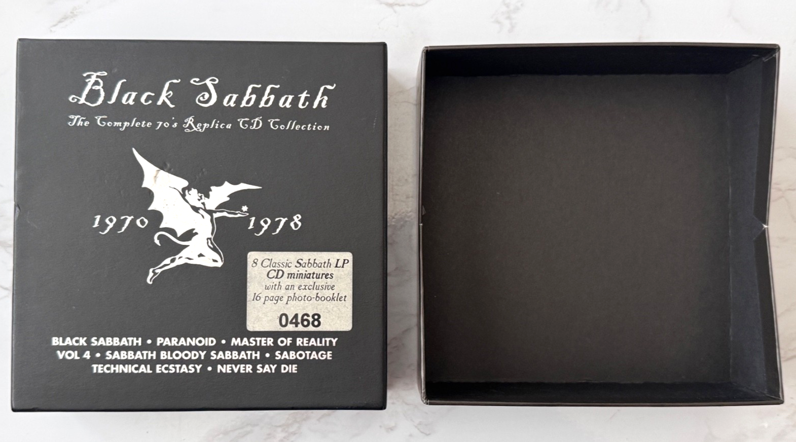 Black Sabbath – The Complete 70s Replica Collection 8 (Box Set) (2001)