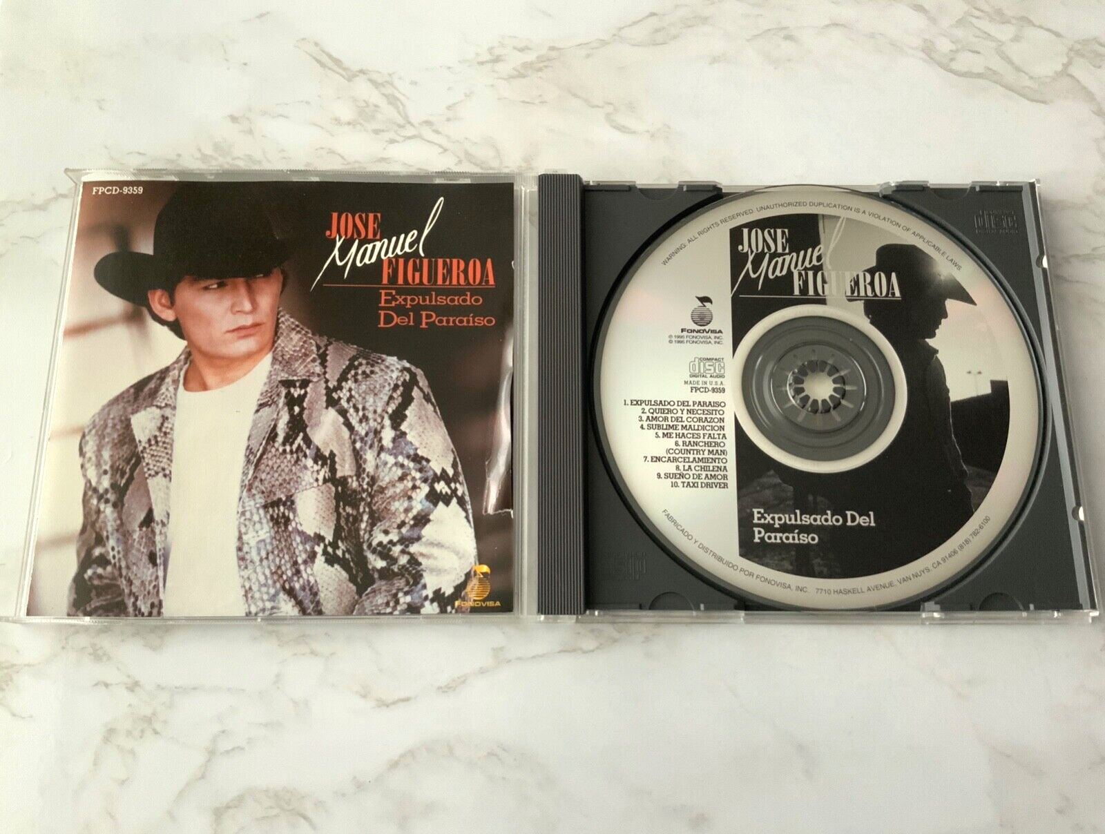 Jose Manuel Figueroa – Expulsado Del Paraiso (1995)