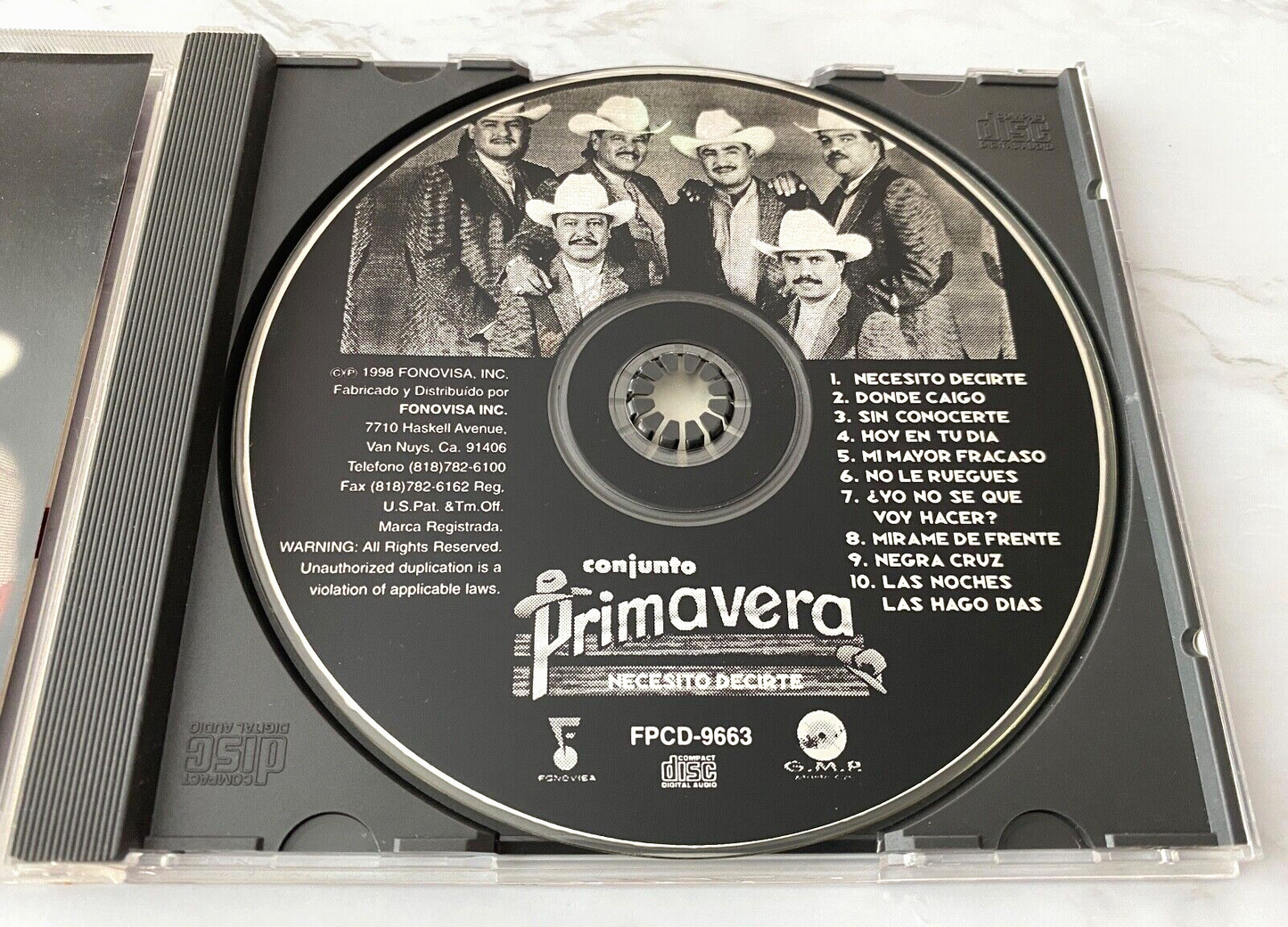 Conjunto Primavera – Necesito Decirte (1998)