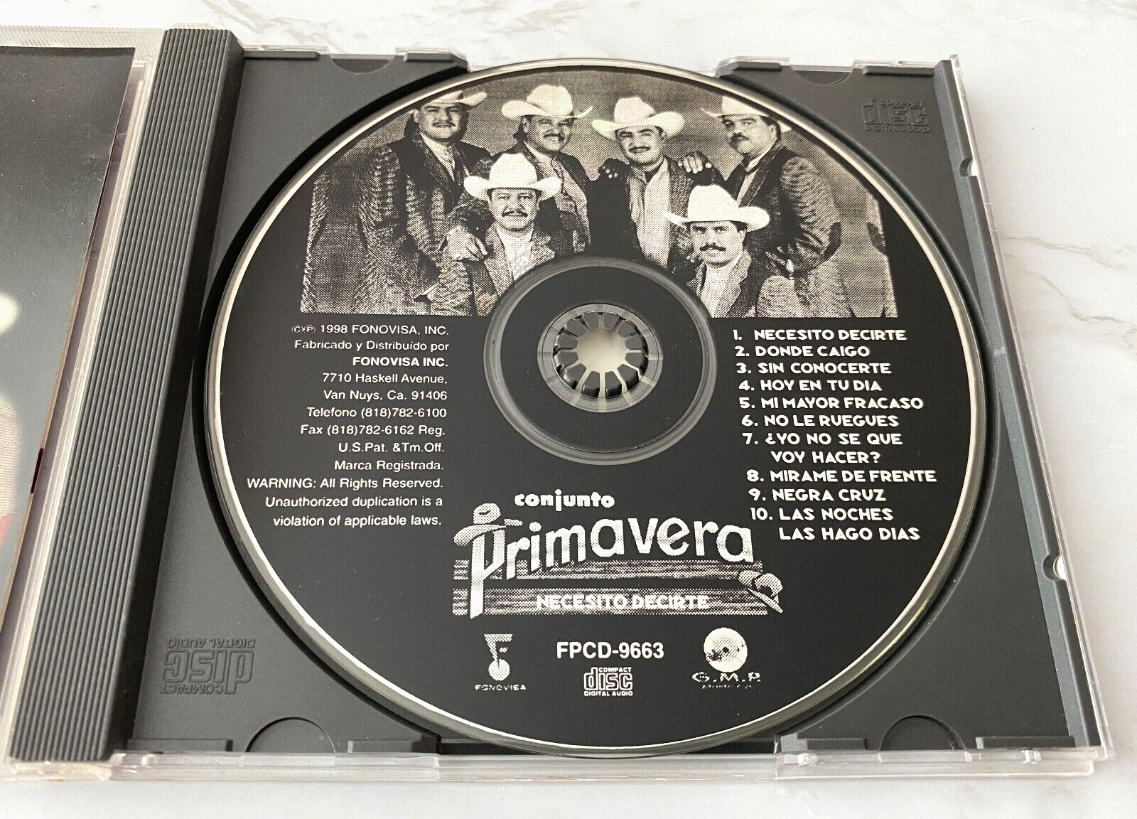 Conjunto Primavera – Necesito Decirte (1998)