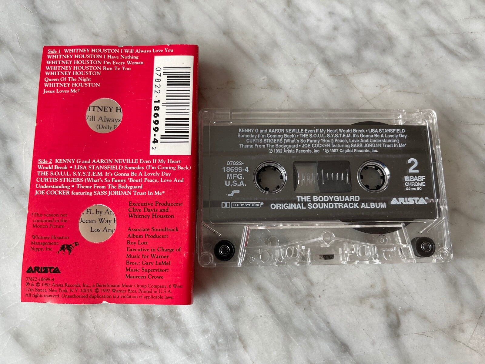 Various, Whitney Houston – The Bodyguard Original Soundtrack (1992)