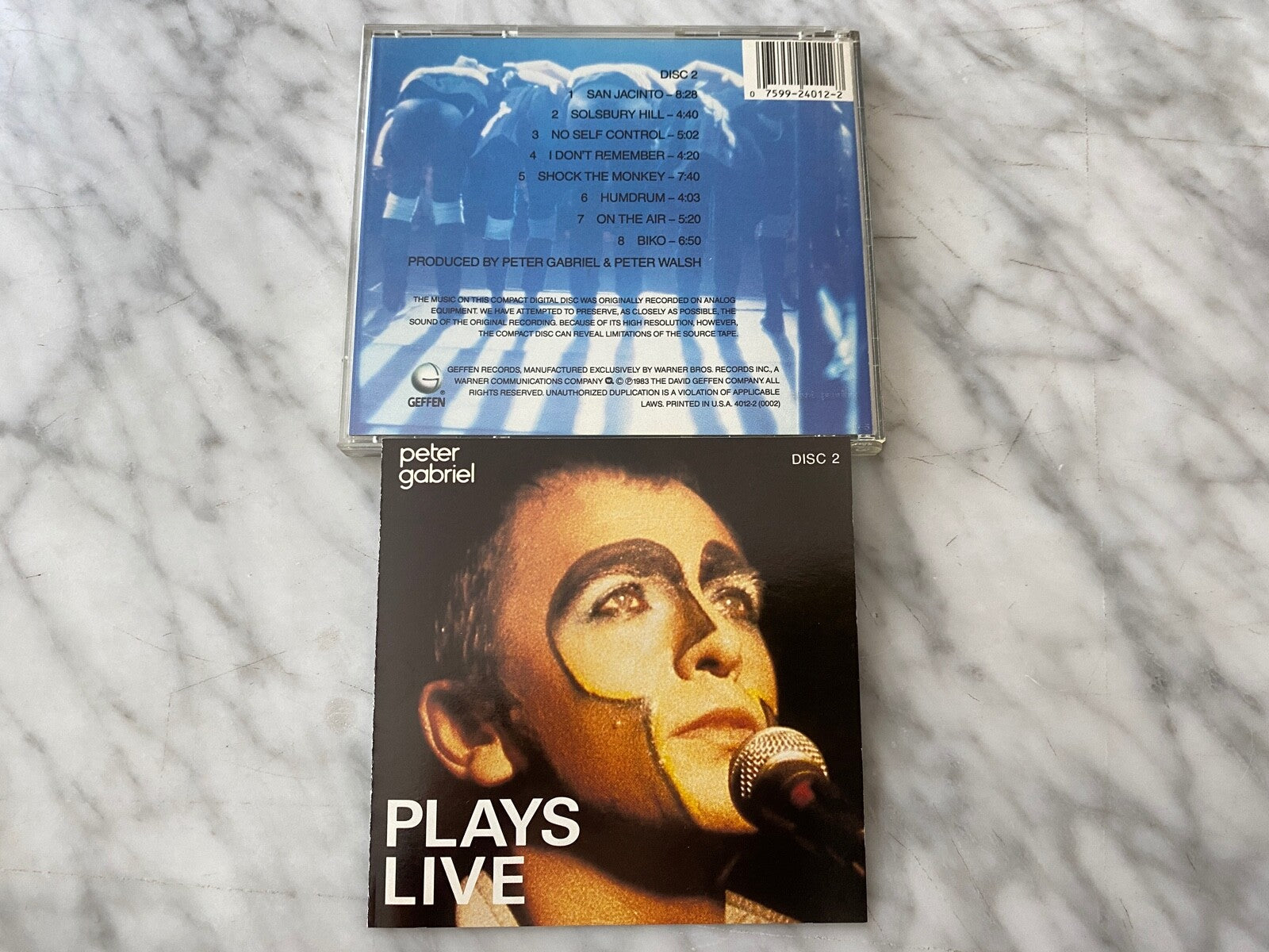 Peter Gabriel – Plays Live [GERMAN PRESS]