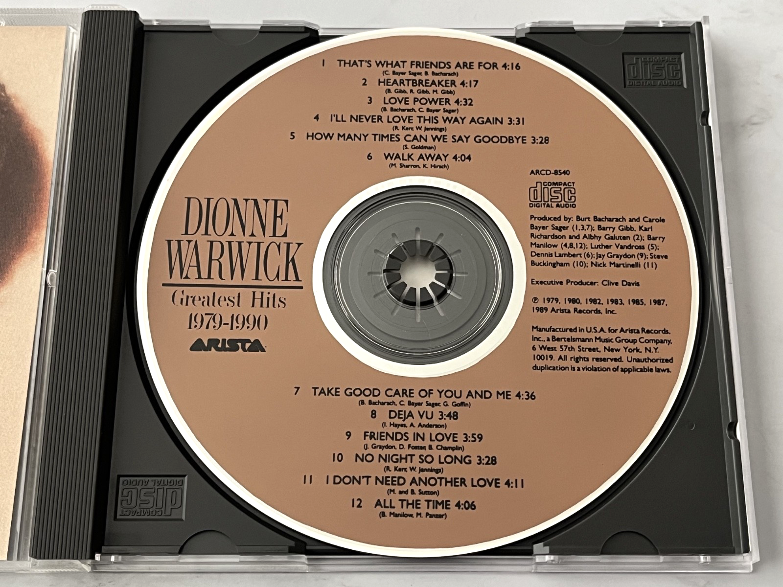 Dionne Warwick – Greatest Hits 1979-1990 (1989)