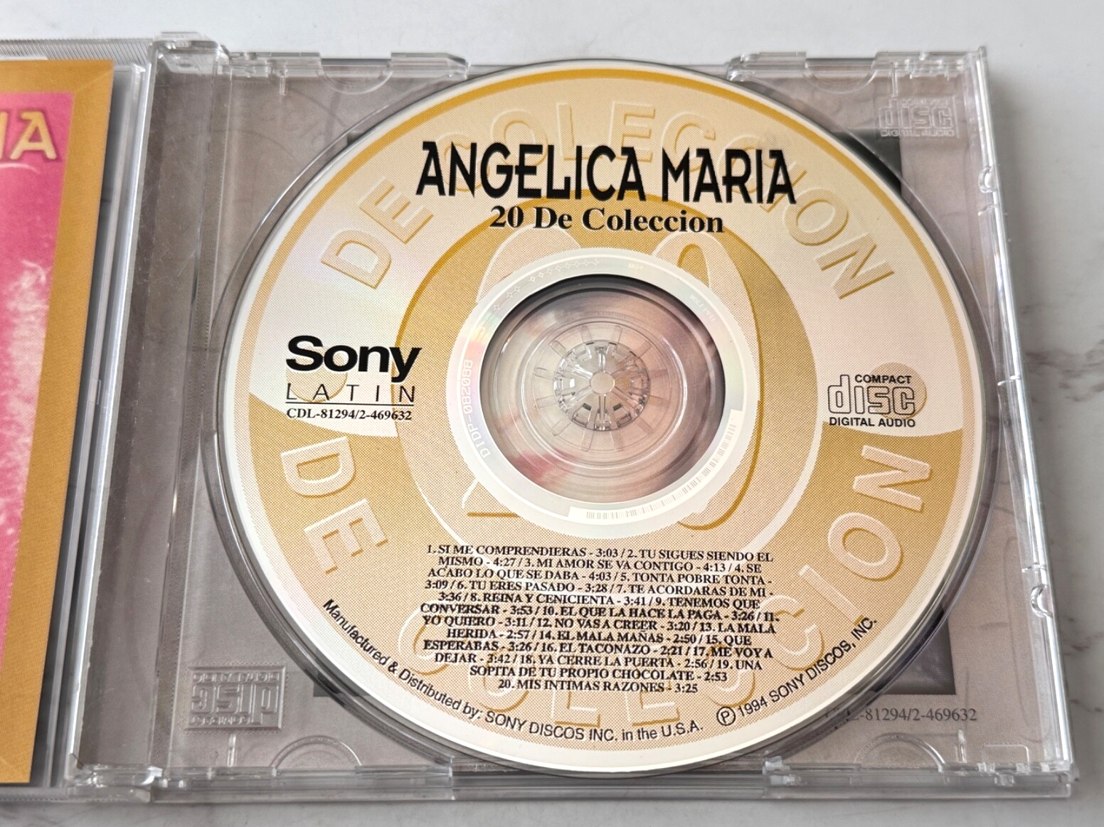 Angelica Maria – 20 De Coleccion (1994)