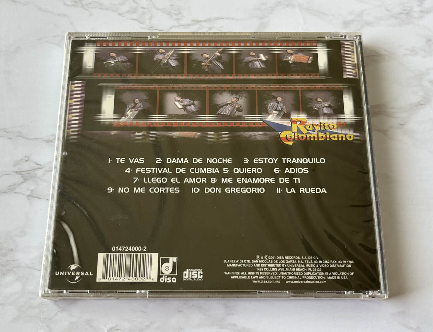 Rayito Colombiano – Dama De Noche (2001)