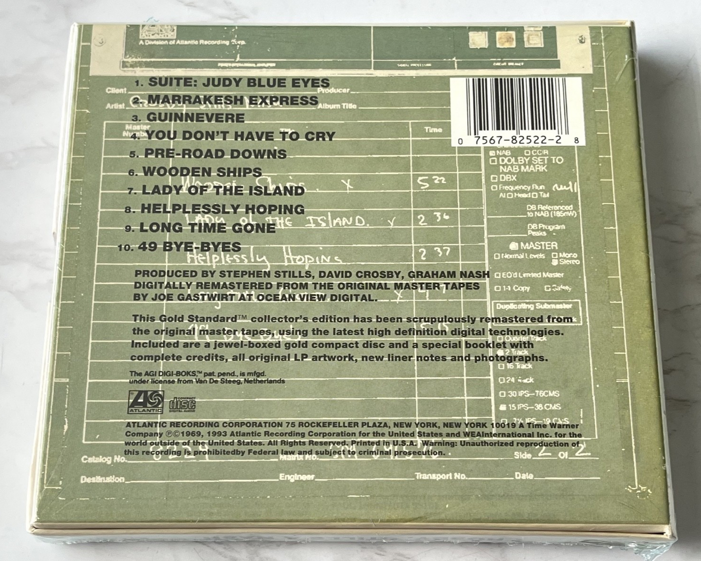 Crosby, Stills & Nash – Crosby, Stills & Nash (1993)