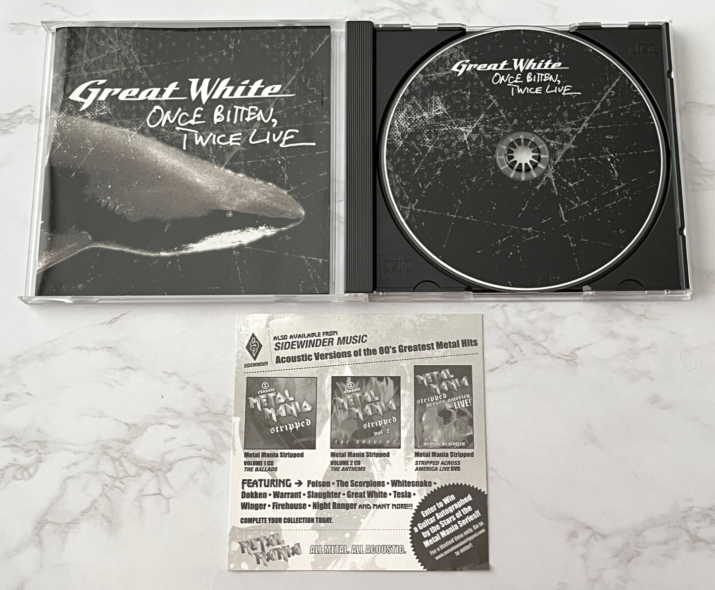 Great White – Once Bitte Twice Live (2006)