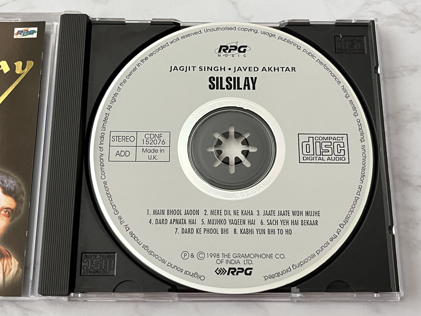 Jagjit Singh, Javed Akhtar – Silsilay (1998)