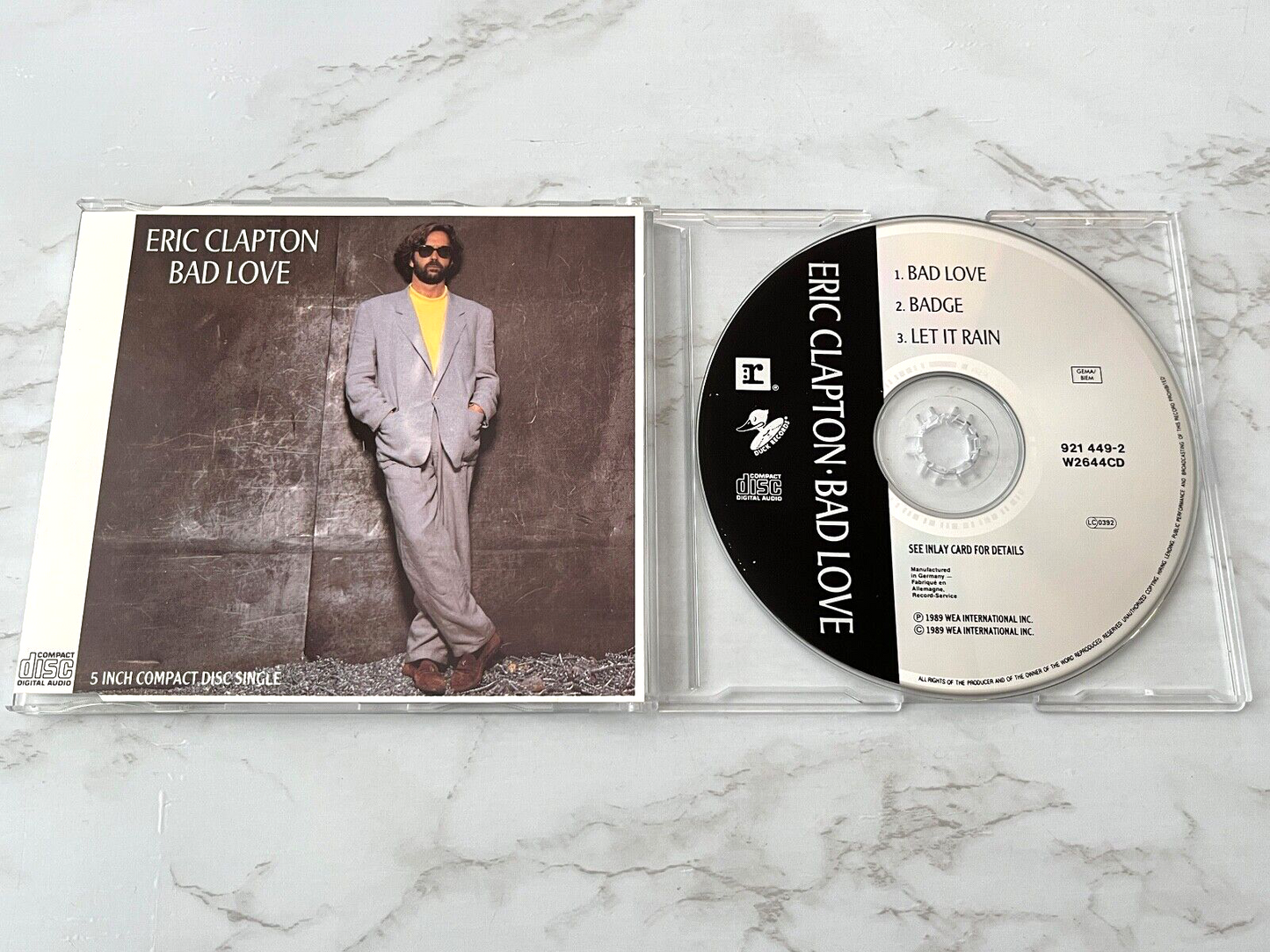Eric Clapton – Bad Love (1989) [GERMAN PRESS]
