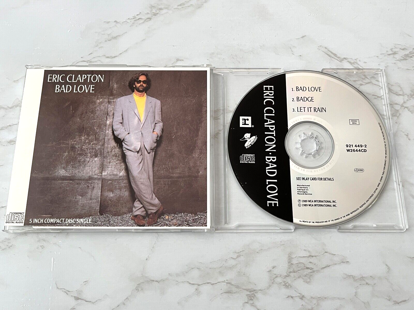 Eric Clapton – Bad Love (1989) [GERMAN PRESS]