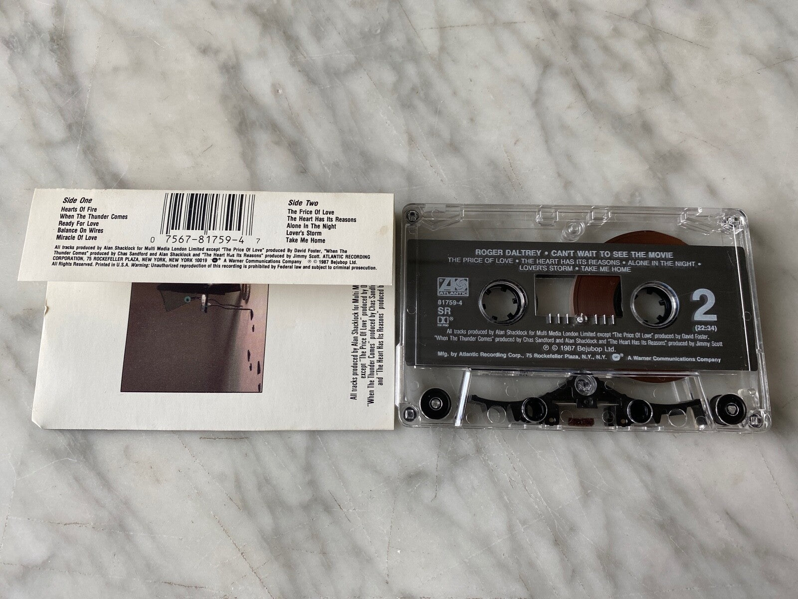 Roger Daltrey – Can't Wait To See The Movie (1987)