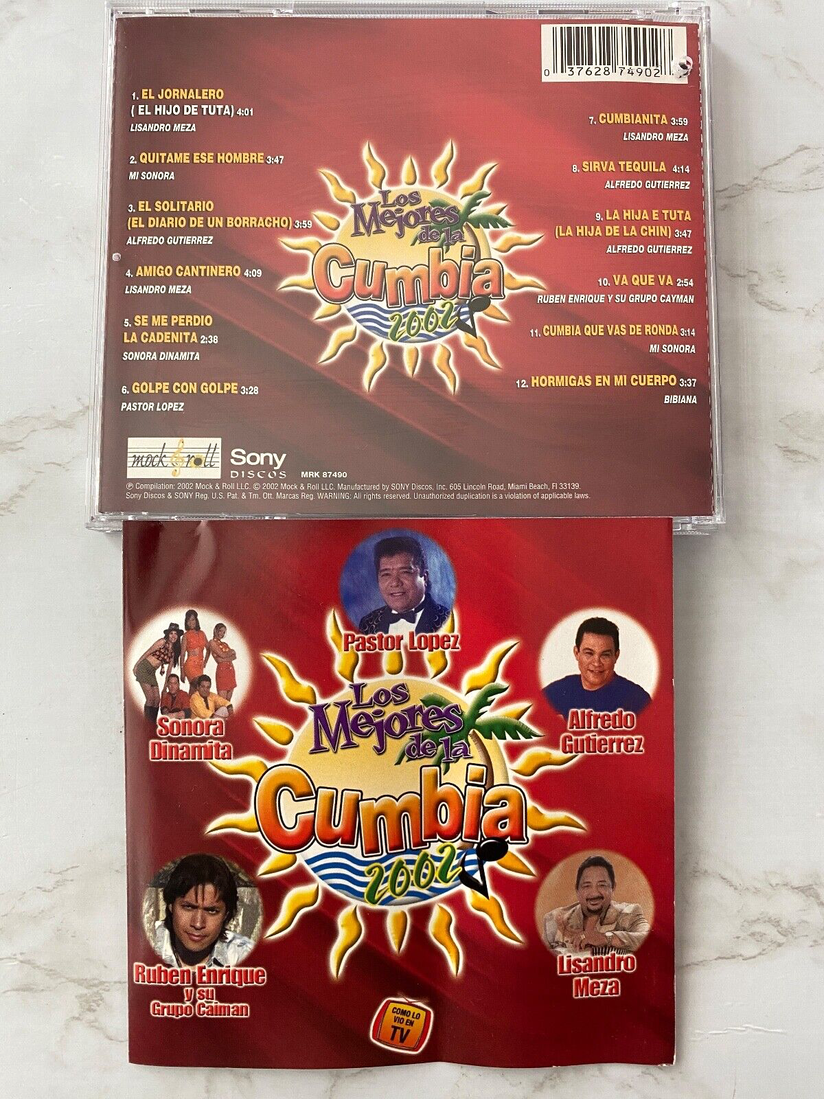 Sonora Dinamita, Various – Los Mejores De La Cumbia 2002 (2002)