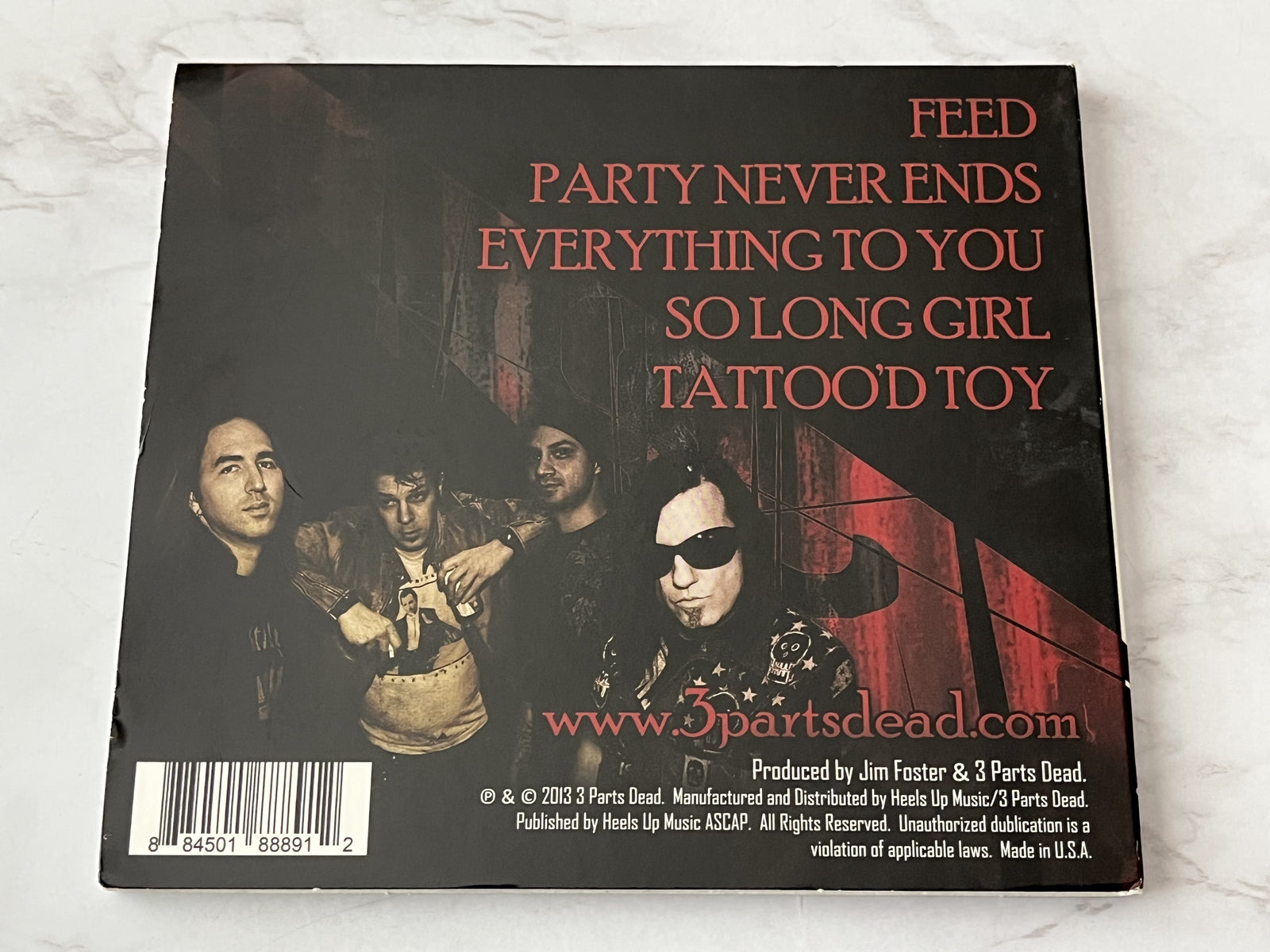 3 Parts Dead – 3 Parts Dead (Digipak, EP) (2013)