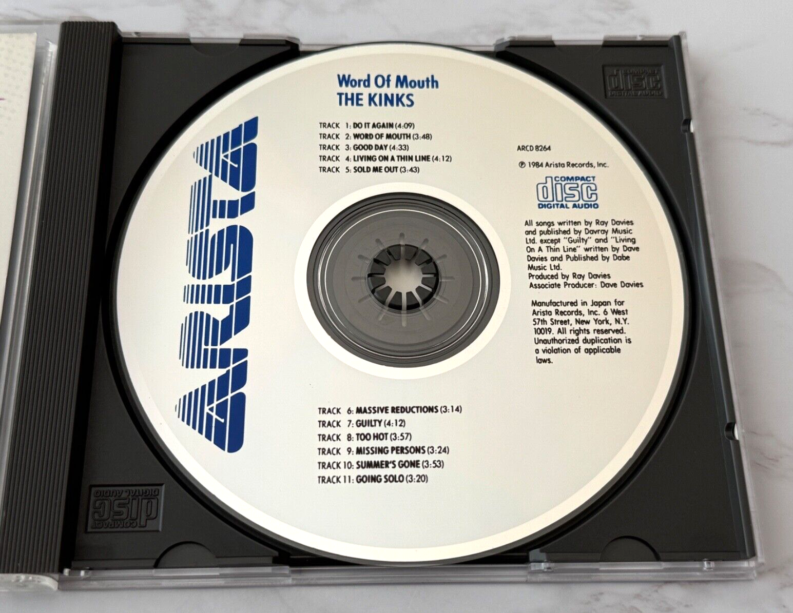 The Kinks – Word Of Mouth (1984) [JAPAN PRESS]