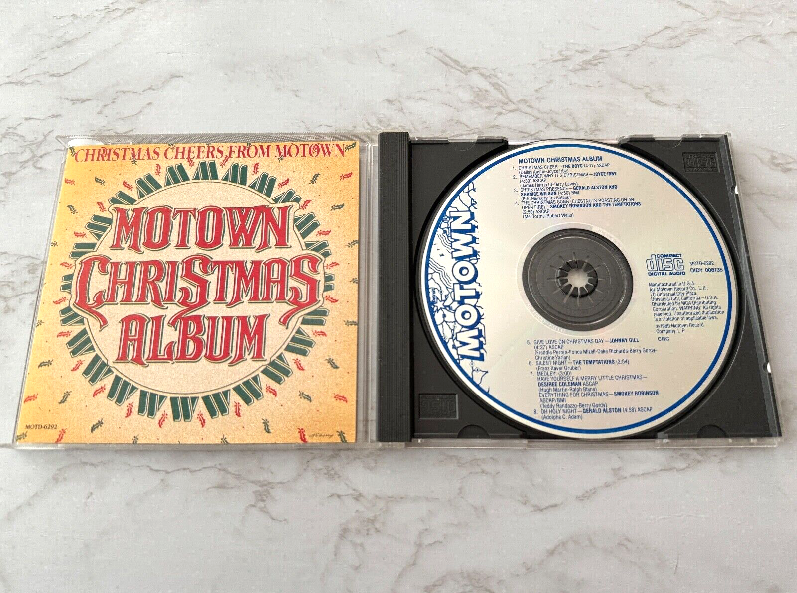 Smokey Robinson, The Temptations, Various – Motown Christmas Album
