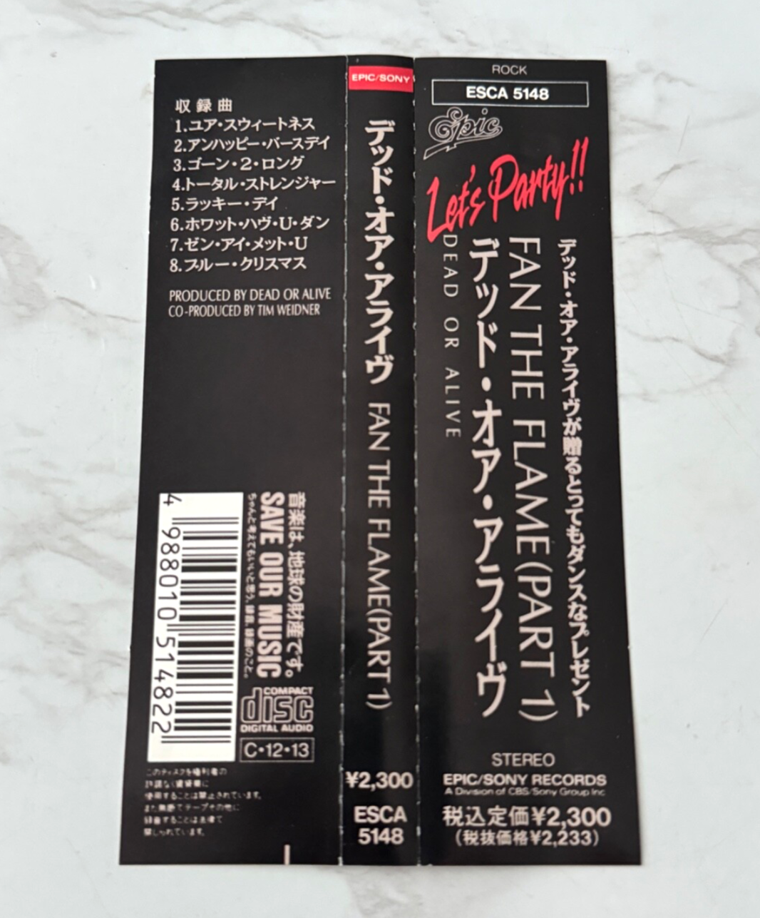 Dead or Alive – Fan The Flame (1990) [JAPAN PRESS]