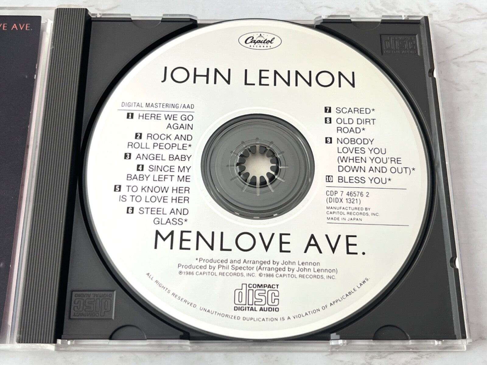 John Lennon – Menlove Ave. (1986) [JAPAN PRESS]