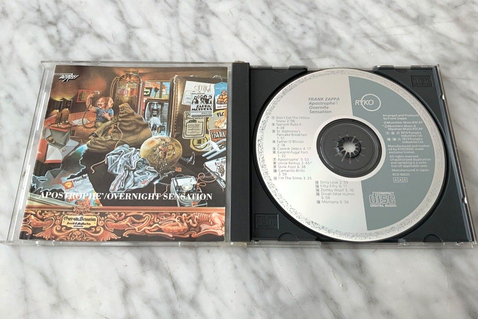 Frank Zappa – Apostrophe/Overnite Sensation (1986) [JAPAN PRESS]