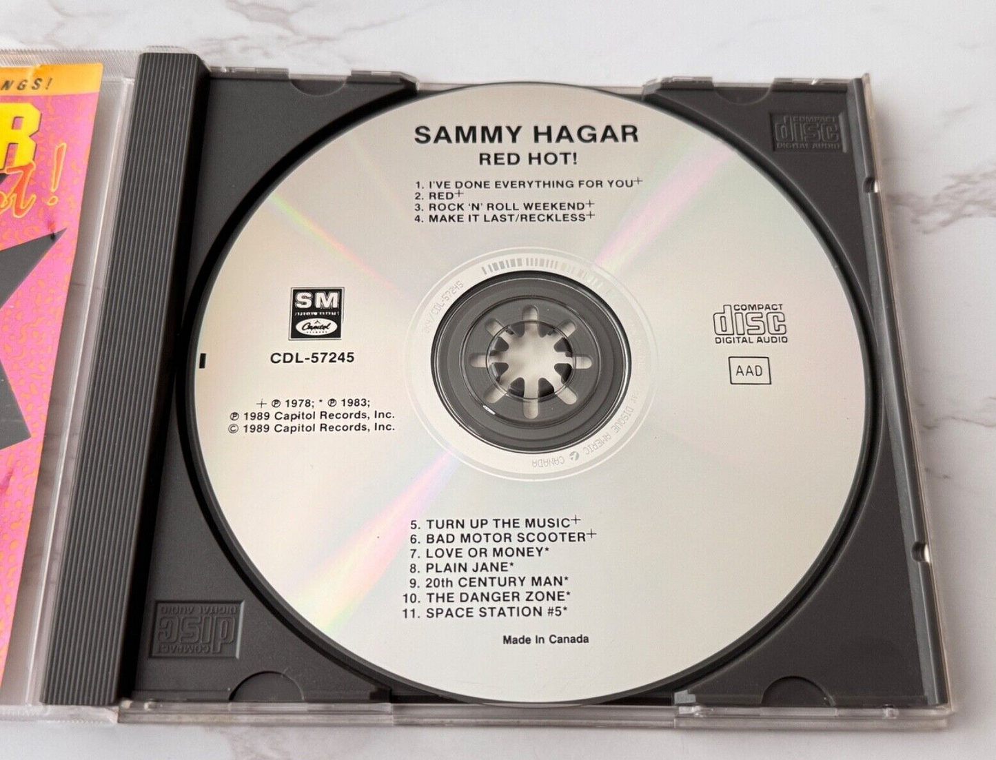 Sammy Hagar – Red Hot (1989) [CANADA PRESS]