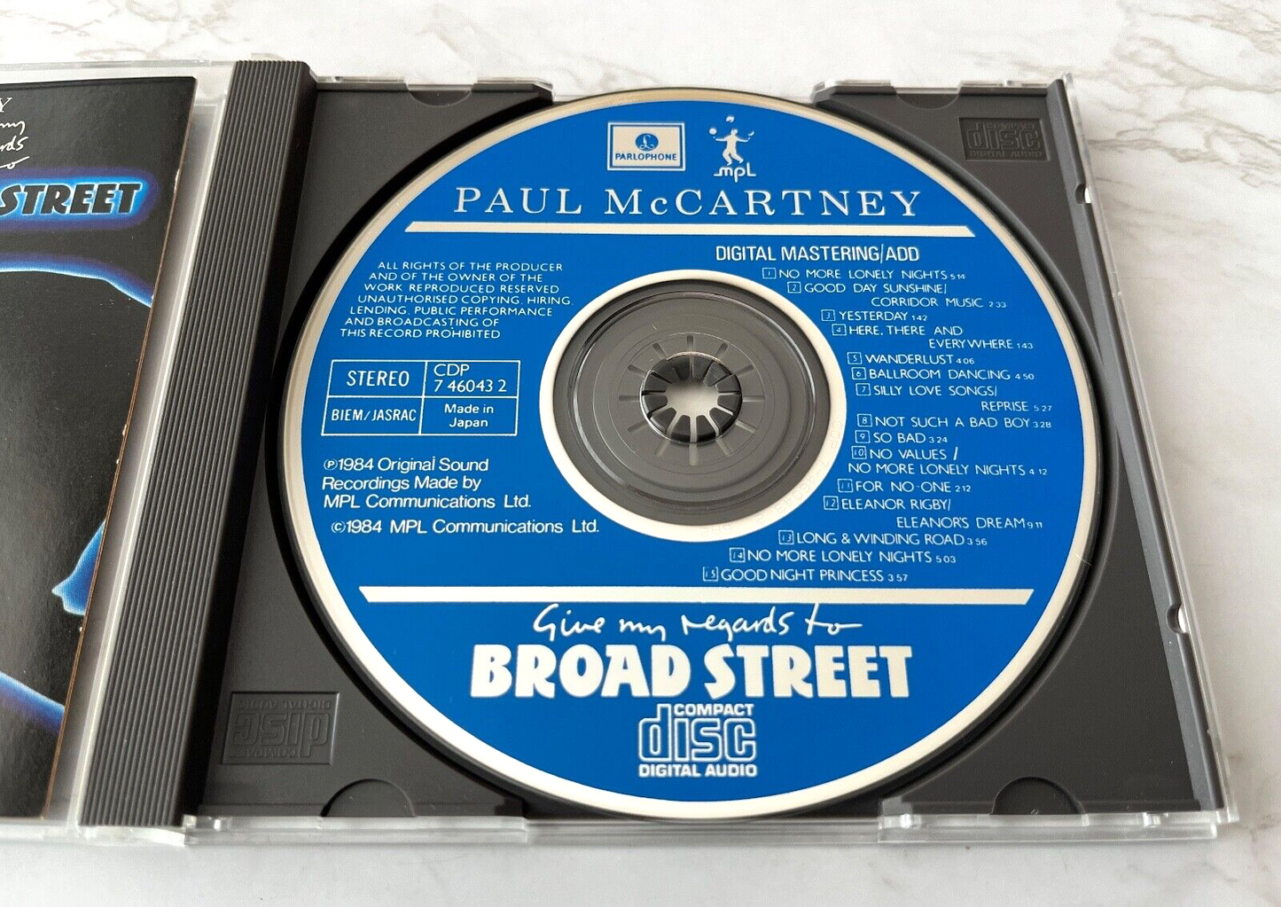 Paul McCartney – Give My Regards To Broad Street (1984) [JAPAN PRESS]