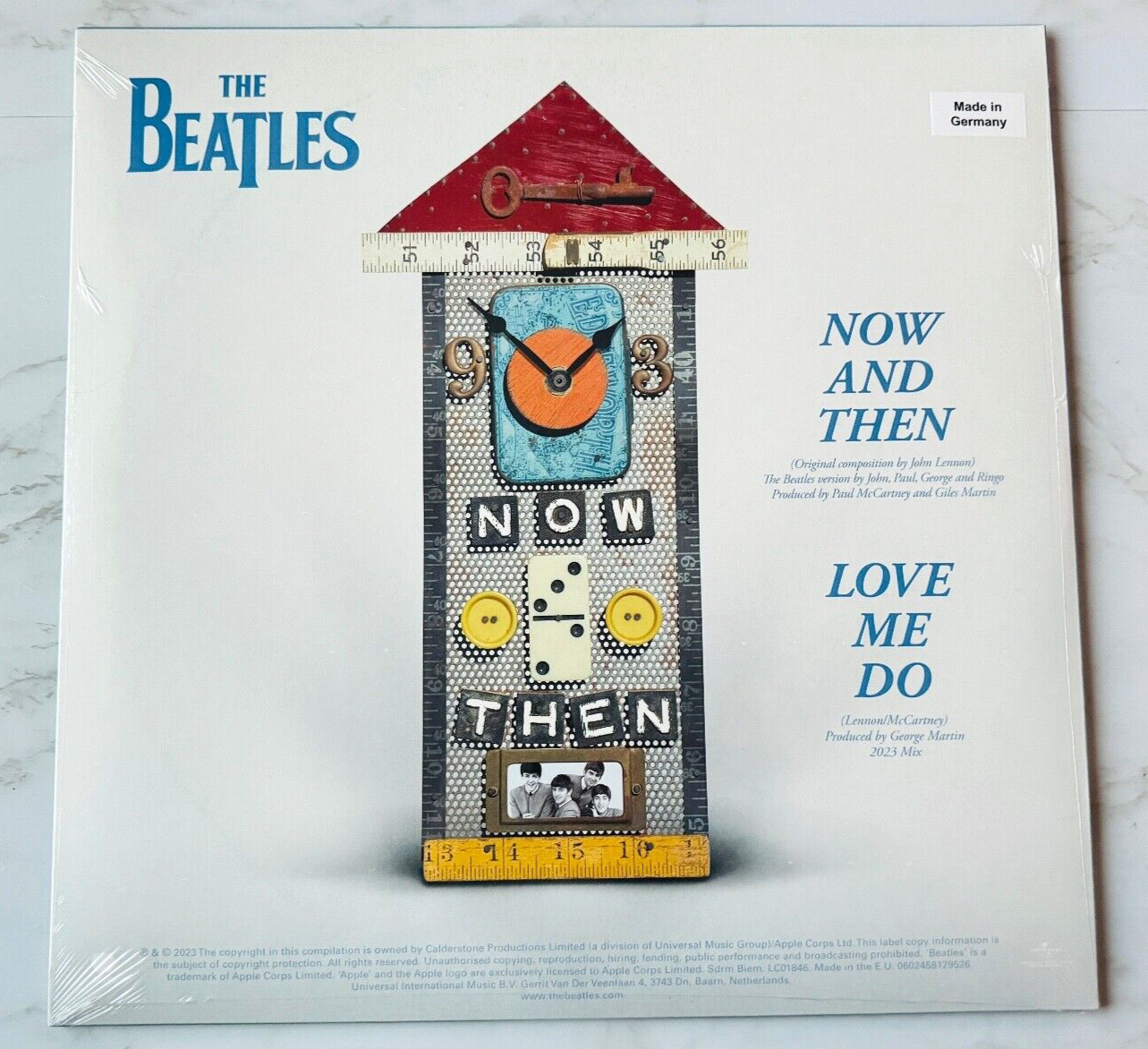 The Beatles – Now And Then 12" Single RED Vinyl (2023)