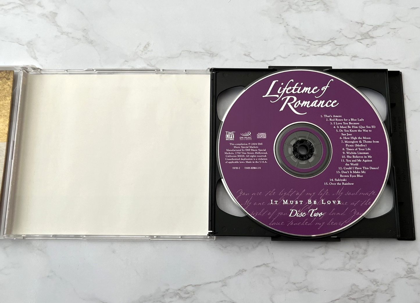 Nat King Cole, Paul Anka, Various – Time Life Lifetime Of Romance It Must Be Love 2 (2004)